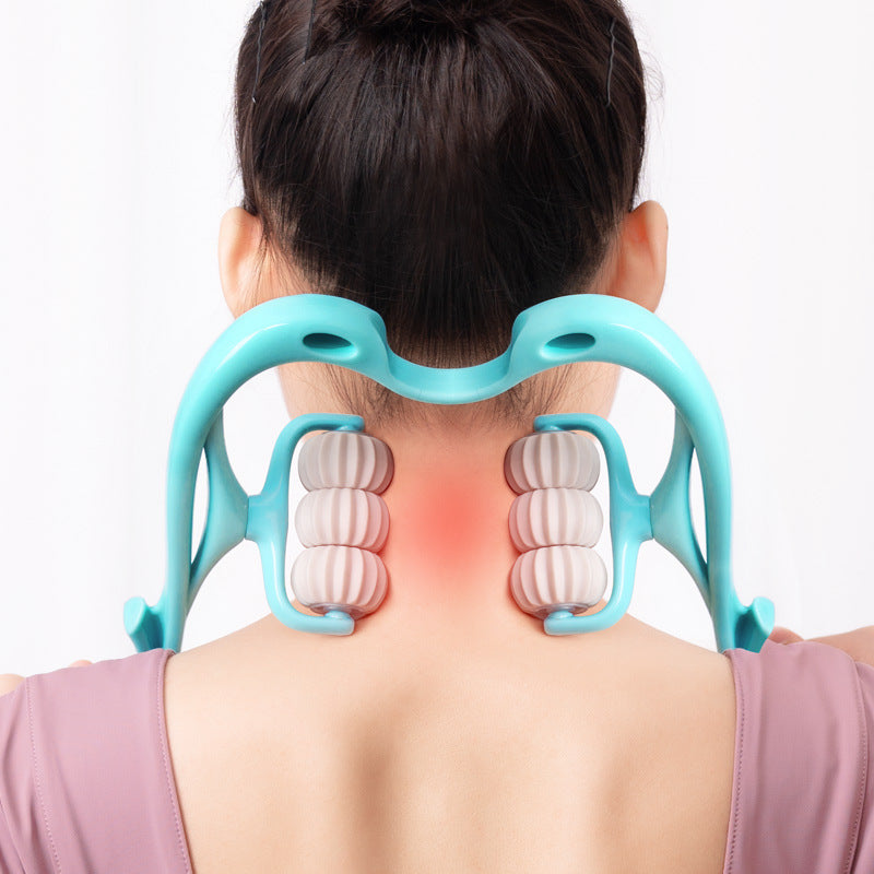 6-Wheel Neck & Shoulder Massager-Relieve Tension & Stress